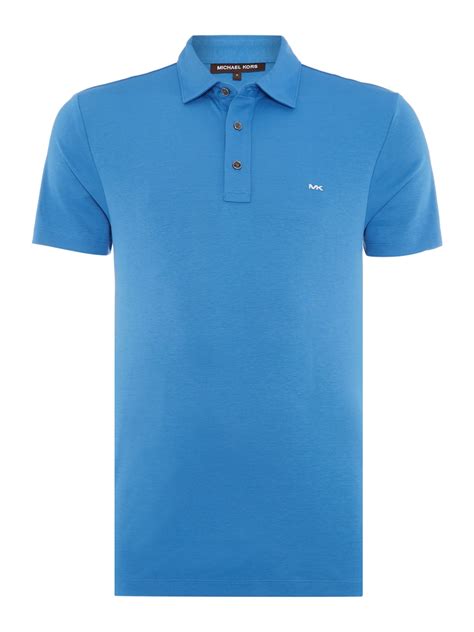 michael kors slim fit sleek mk logo polo shirt|Michael Kors polo.